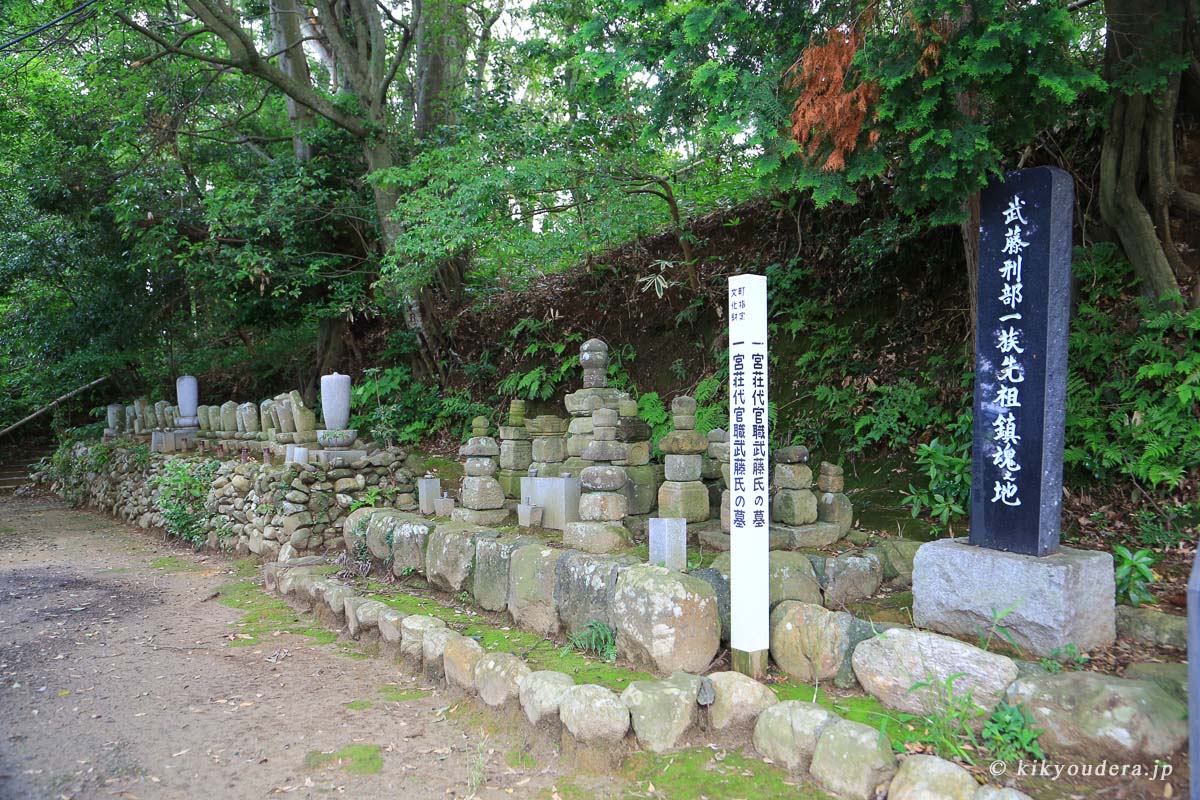 ききょう寺（香勝寺）「一宮壮代官職 武藤氏の墓」